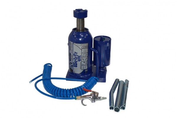 20 Ton Weber MGH20 Air/Hydraulic Bottle Jack}