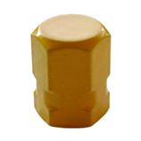 Valve Cap H/P Hex. Yellow 100}