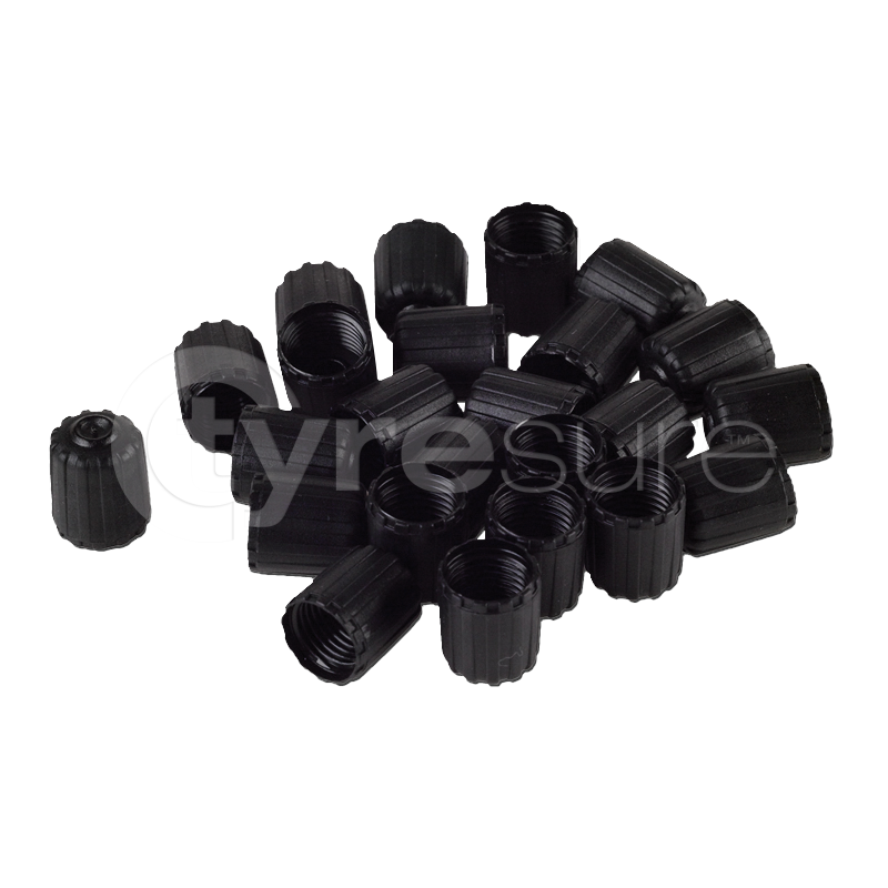 TPMS Valve Caps 100. Black}