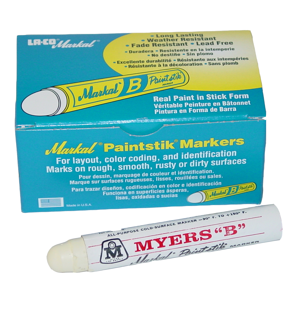948 Markal B Paint Stick - White wheel}