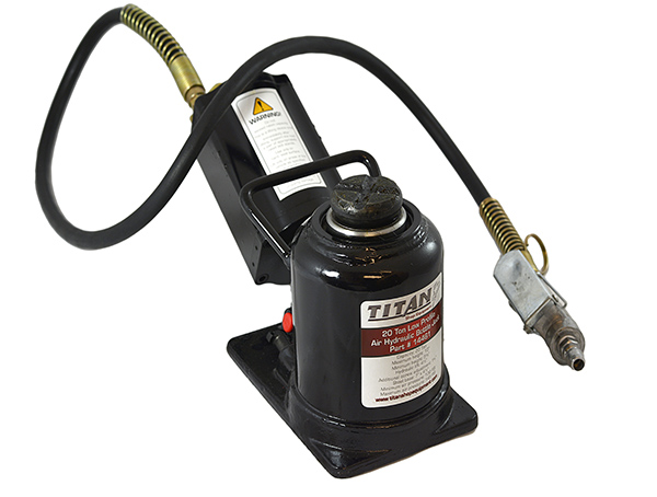20T AME Low Profile Air/Hyd Bottle Jack}